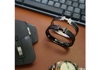 에르메스 491 클릭아슈 올블랙 무광 팔찌