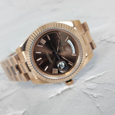 로렉스 데이데이트 초코판 브라운 로마 시계