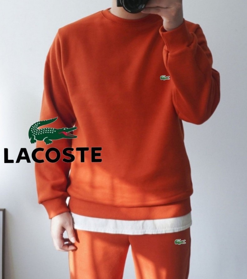 라코스테 베이직 맨투맨 조거 세트