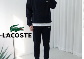 라코스테 베이직 맨투맨 조거 세트