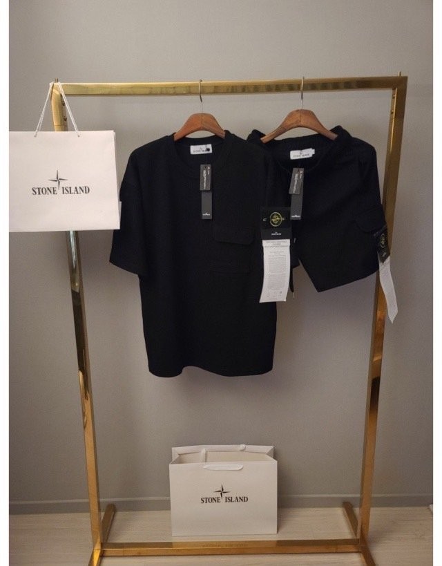 스톤아일랜드 포켓 카고 반팔 세트