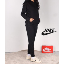 나이키 스우시 자수 로고 후드 조거 세트