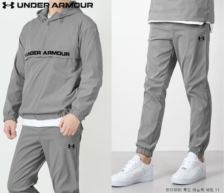 언더아머 후드 아노락 세트
