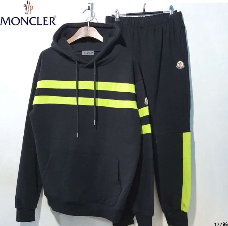 몽클레어 배색 트레이닝 세트