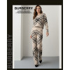 버버리 여성 25-876 체크 바지 니트 세트