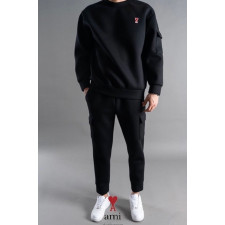 아미 스몰 하트 패치 네오 카고 트레이닝 세트