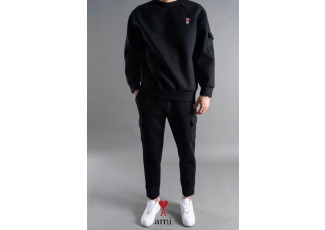 아미 스몰 하트 패치 네오 카고 트레이닝 세트