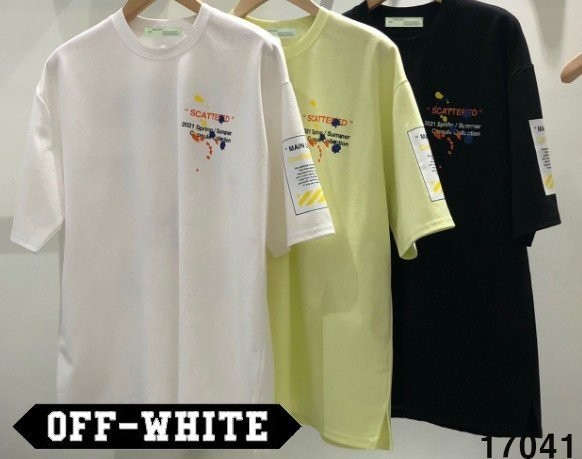 오프화이트 애로우 프린팅 반팔 반바지 세트