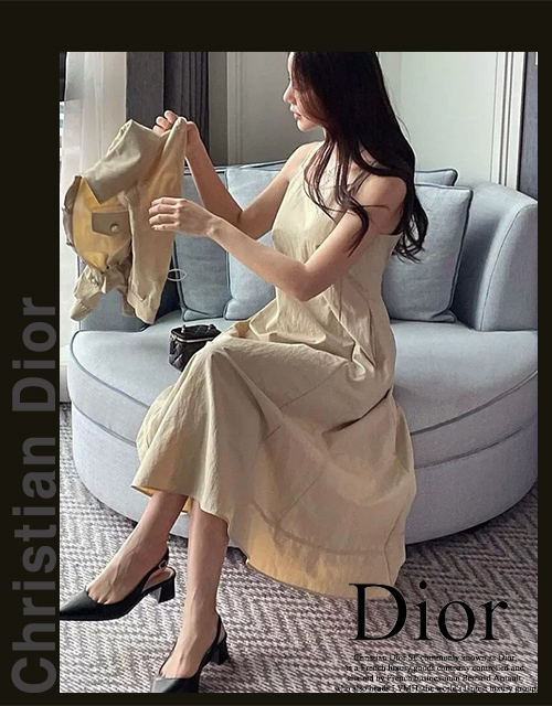 디올 여성 3831 자켓 뷔스티에 원피스 세트