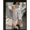 디올 여성 8606 자켓 반바지 세트