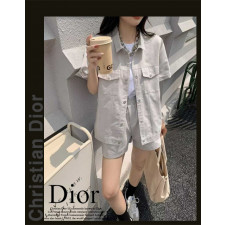 디올 여성 8606 자켓 반바지 세트