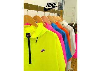 나이키 올드 로고 반팔 아노락 세트
