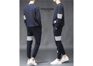 톰브라운 맨투맨 조거 트레이닝 세트