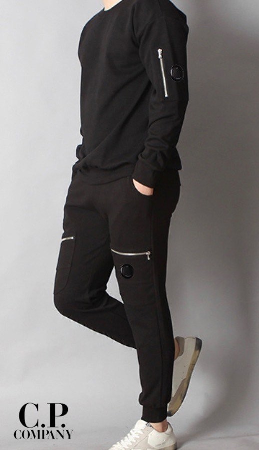 CP컴퍼니 항공 지퍼 조거 트레이닝 세트
