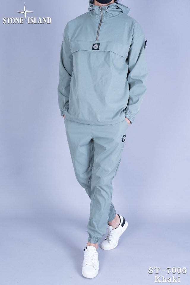 스톤아일랜드 트랙 수트 후드 아노락 조거 팬츠 세트