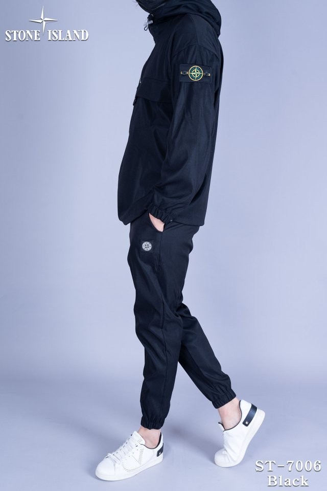 스톤아일랜드 트랙 수트 후드 아노락 조거 팬츠 세트