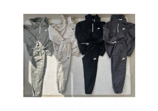 나이키 코튼 아노락 후드 카고 조거 세트