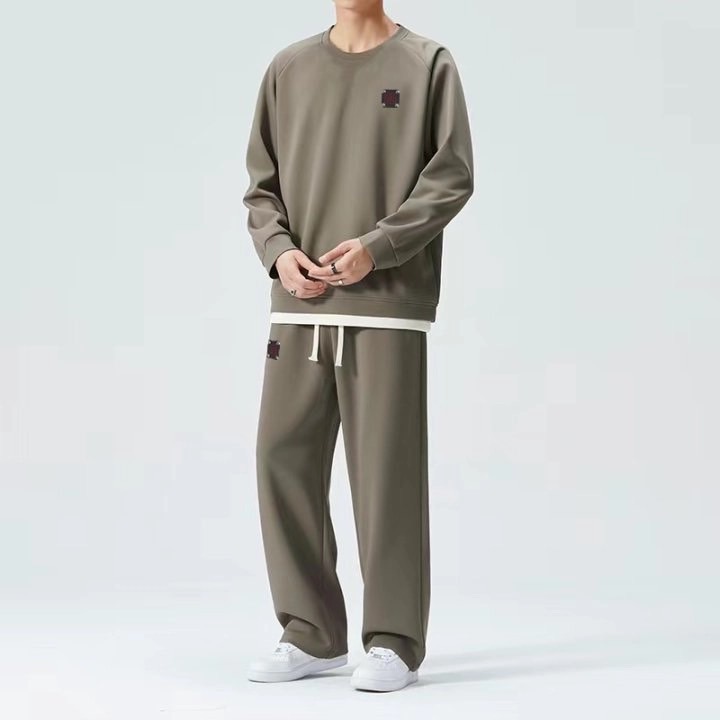 지방시 4G 레더 로고 레이어드 맨투맨 세트