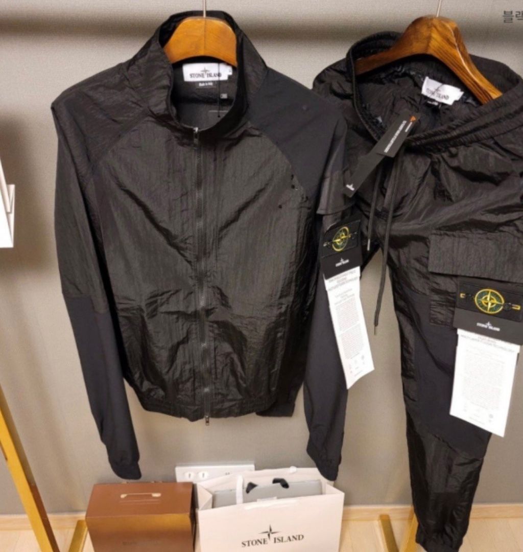 스톤아일랜드 윈드 아이스 바람막이 조거 세트