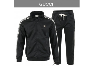 구찌 스트라이프 스틸 로고 집업 세트