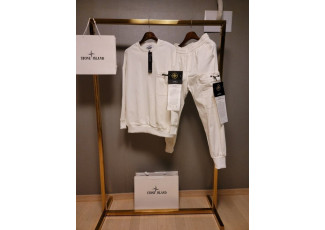 스톤아일랜드 와펜 로온 쭈리 스트링 맨투맨 세트