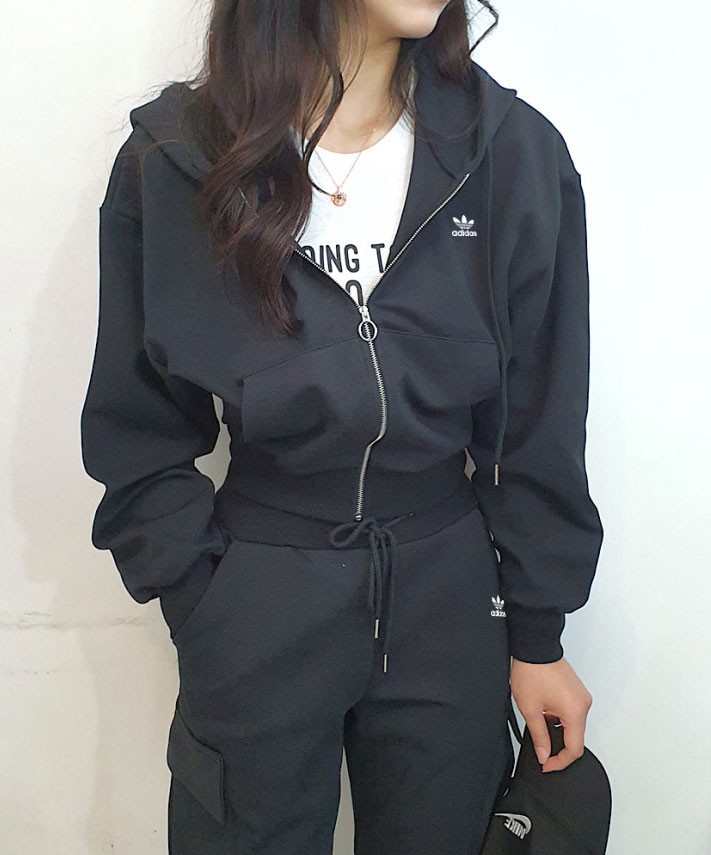 아디다스 여성 미니 버드 크롭 카고 세트