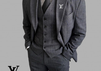 루이비통 컨스 체크 3피스 수트 세트