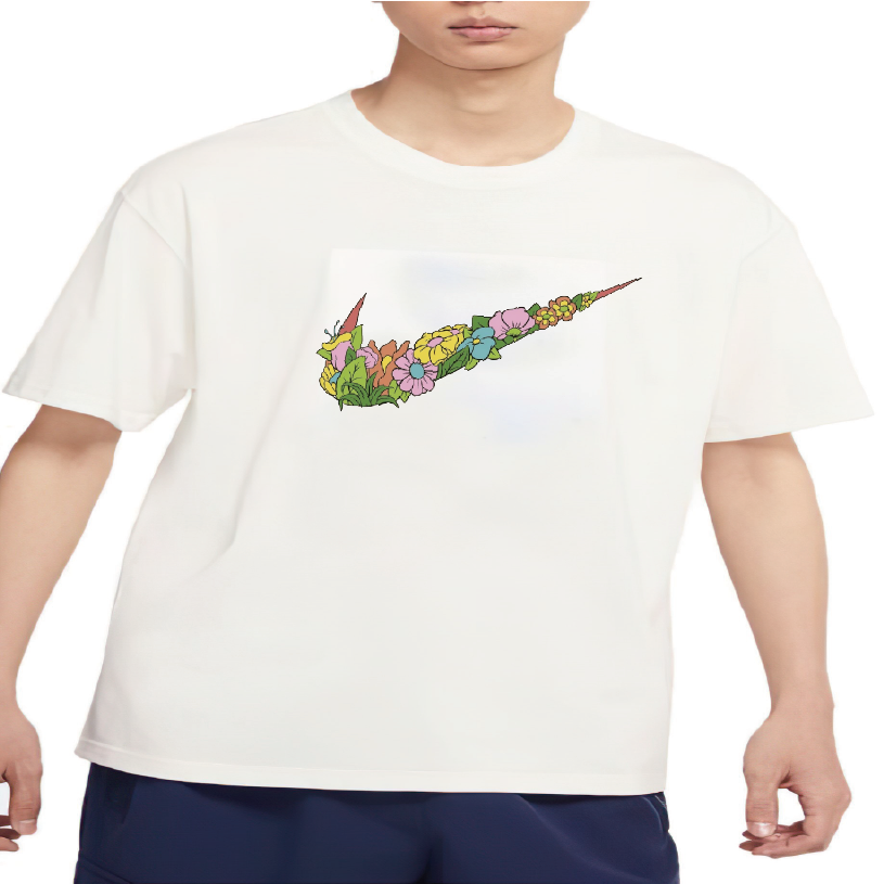 나이키 플라워 스우시 반팔티
