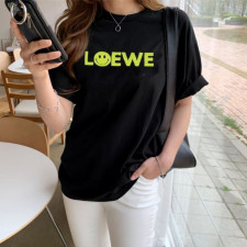 로에베 여성 스마일 반팔티