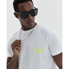 펜디 몬스터 로고 코튼 반팔티