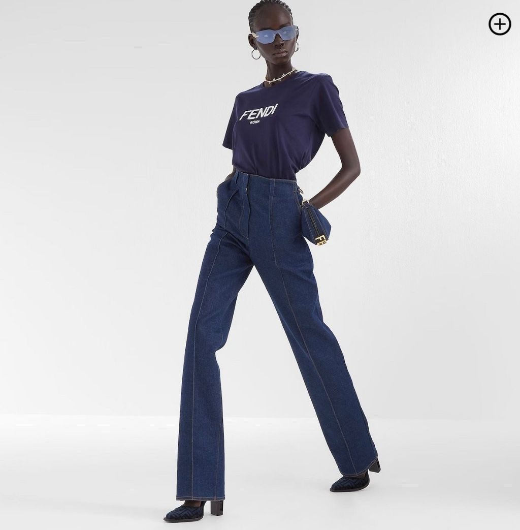 펜디 코튼 반팔티