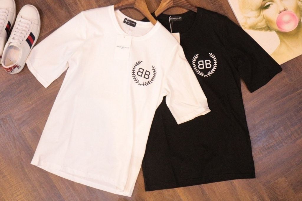 발렌시아가 월계수 BB 로고 반팔티