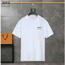 아미 레터링 로고 라운드 반팔티