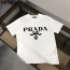 프라다 밀라노 빅 로고 라운드 반팔티