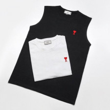 아미 스몰 레드 하트 라운드 나시