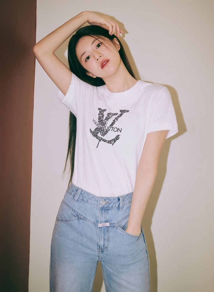 루이비통 젠탱클 라운드 반팔티