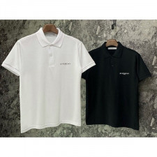 지방시 로고 PK 반팔 카라티