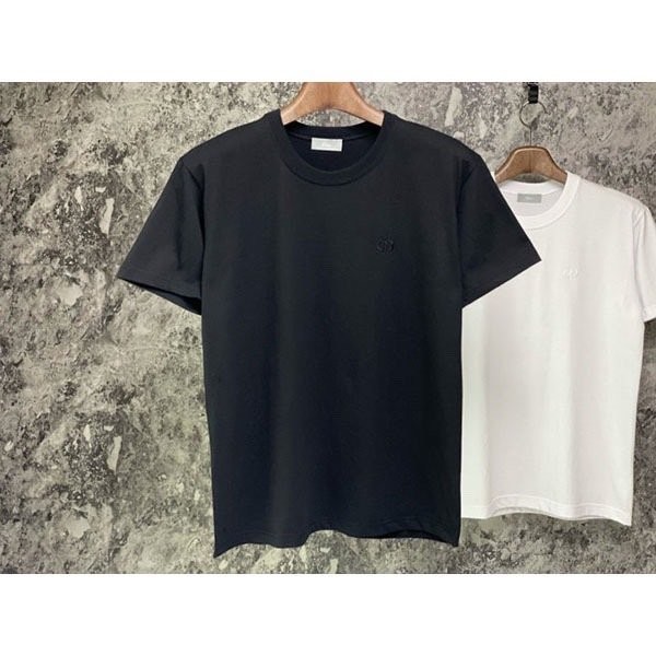 디올 미니 CD 아이콘 자수 반팔티