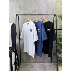 스투시 트리플 로고 하프 반팔티