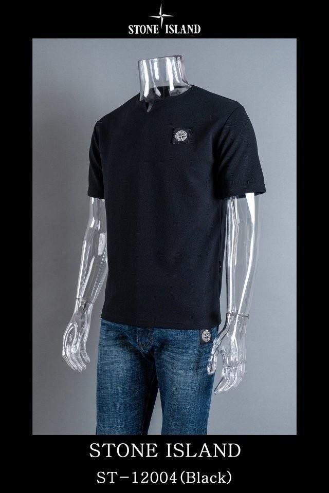 스톤아일랜드 슬릿 트임넥 반팔티