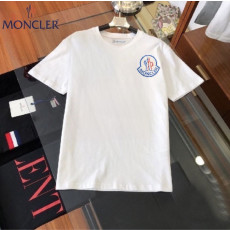 몽클레어 프린팅 로고 라운드 반팔티