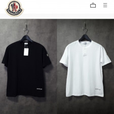 몽클레어 스몰 패치 라운드 반팔티