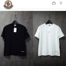 몽클레어 스몰 패치 라운드 반팔티