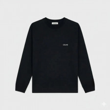 셀린느 미니 레터링 로고 긴팔티