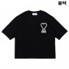아미 파스텔 빅로고 하트 로고 반팔티