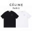 셀린느 스몰 로고 자수 라운드 반팔티