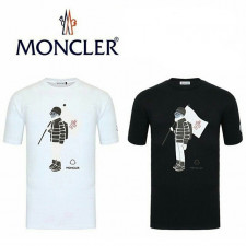 몽클레어 깃발 나염 반팔티