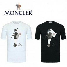 몽클레어 깃발 나염 반팔티