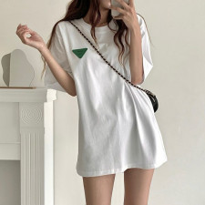 보테가베네타 그린 패치 반팔티