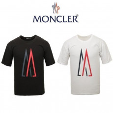 몽클레어 더블 삼각 오뚜기 와펜 반팔티